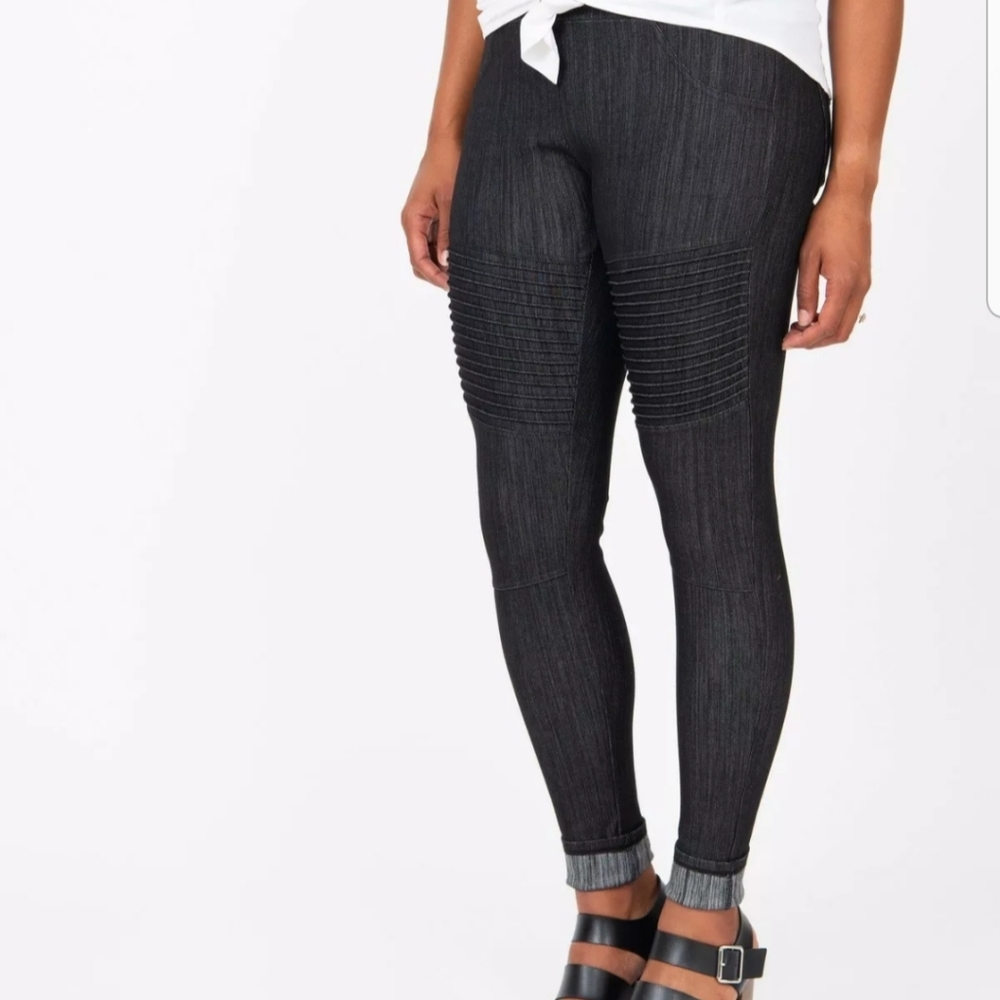 Moto Jeggings - Black